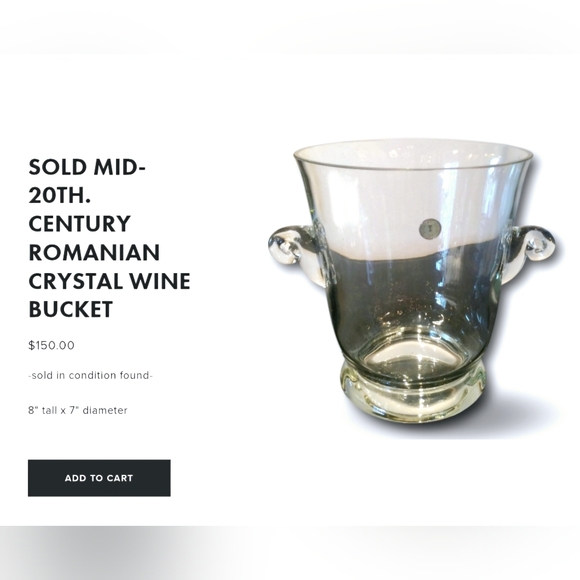 Crystal Wine Bucket - Picture 3 of 3